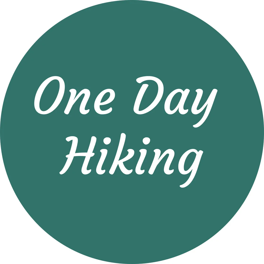 cover for Creating and updating websites of One Day Hiking