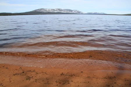 Photographing while hiking in the north